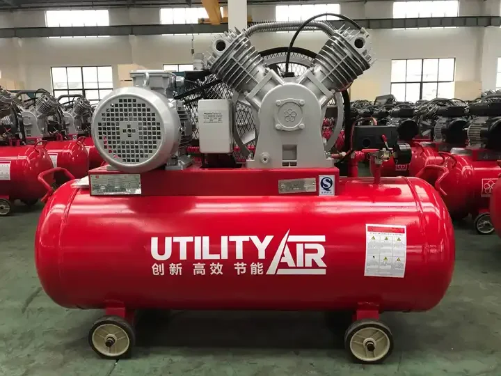 3.0kw piston air compressor Low Noise Hongwuhuan Belt drive  LV4008A for sale