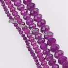 Faceted Beads Solid Painted Opaque Glass 4x3mm 6x4mm 8x6mm 10x7mm Rondelle Faceted Loose Spacer Beads For Jewelry Making DIY