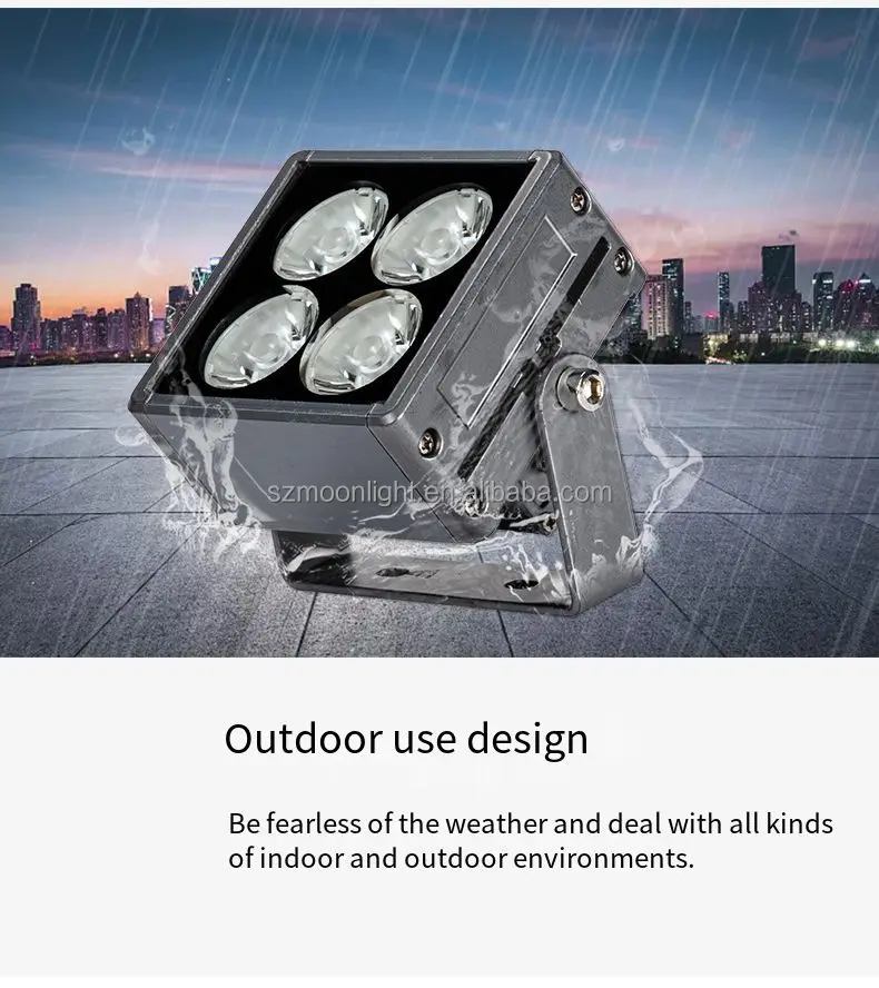 Outdoor Waterproof Architectural Lighting 8W Facade Led Wall Washer Spotlight Garden AC 220V Exterior Pojection COB Floodlight