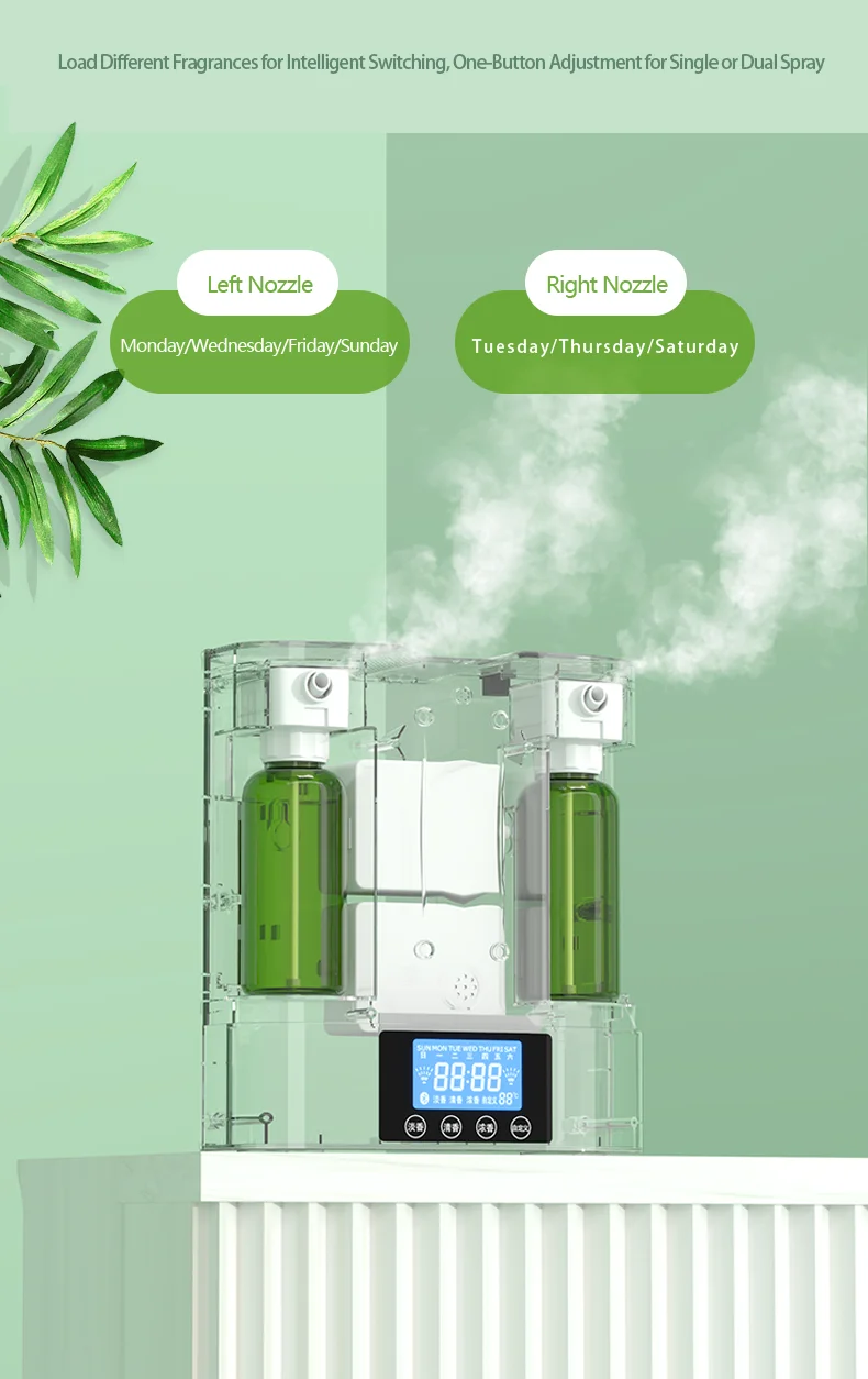 YAOJI Home Appliances Wall Mounted Essential Oil Diffuser Home Perfume Electric Air Pump Scent Oil Diffuser Manufacture