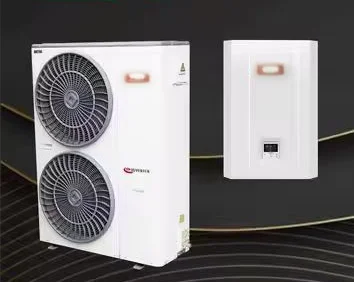 High Efficiency 18 Kw Split Air Source Heat Pump French Language R32 Refrigerant for Household and Hotel Use Metal Housing