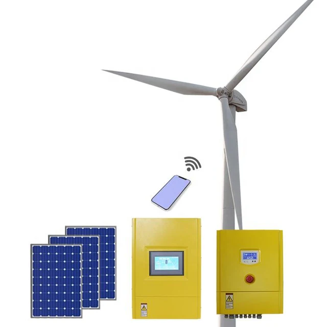 Complete horizontal Hybrid Solar Wind Energy Power 10Kw Turbine Wind Power Generation System