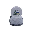 Train Manufacturers Wholesale Certificated Design 120mm Resin Snow Globe Train Piercing