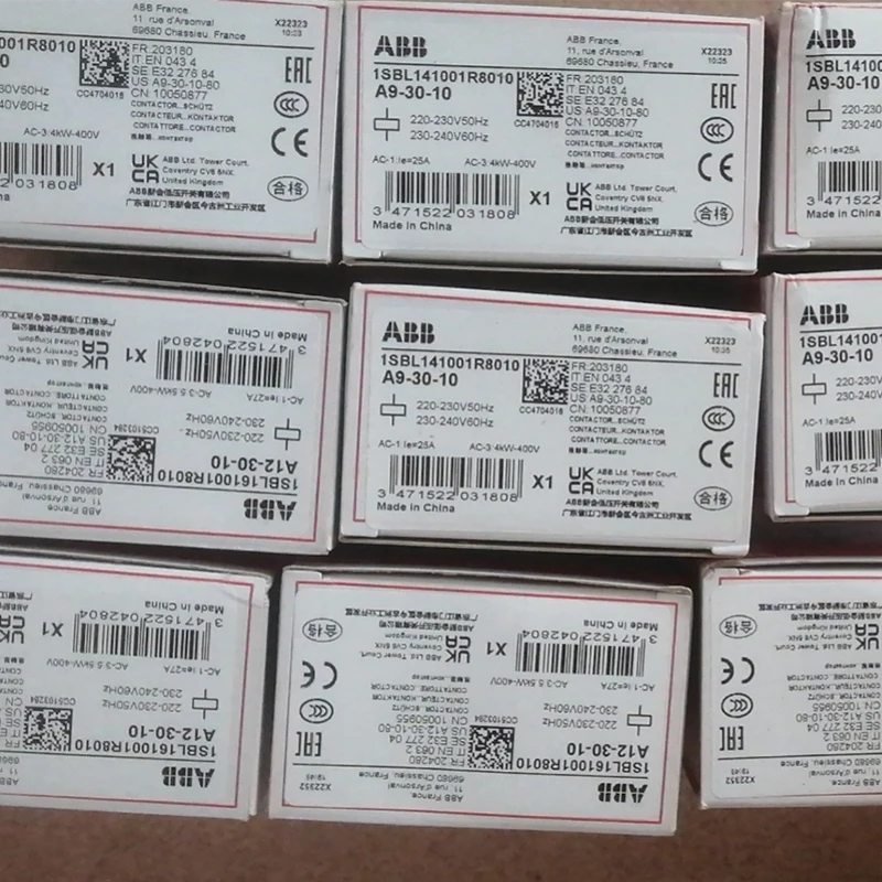 Original ABB A Series magnetic contactor  electrical contactor A9 A12 A16 A26 A30 A40 A50 A63 A75 A95 A110 A145 A185 A210 -30-10