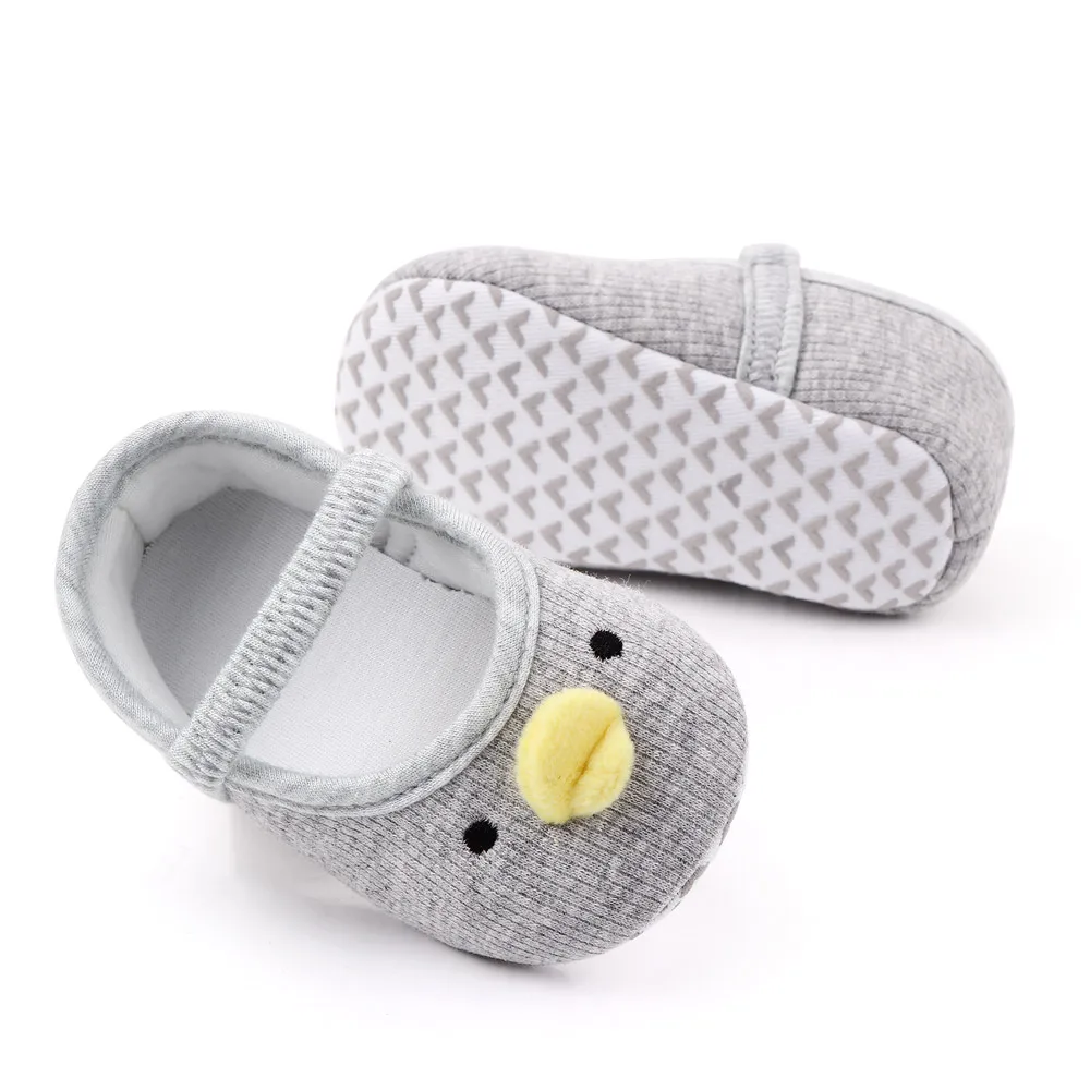 New Baby Solid Color Elastic Cute Cartoon Duck Soft Soled Comfortable Infants Toddler Shoes manufacture