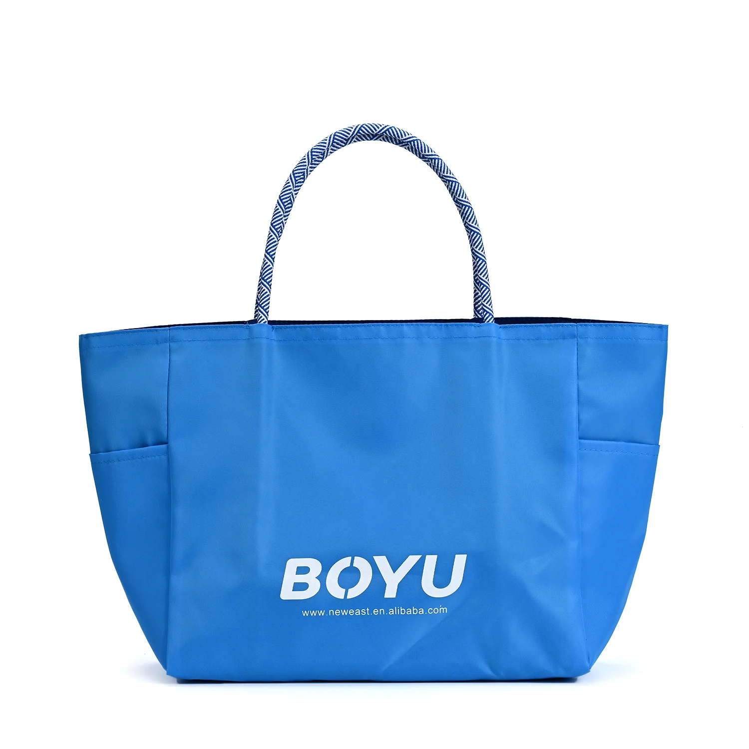 Custom Logo Printed Polyester Cloth Shopping Bag Sublimation Tote Bag Blank Canvas Pouch Bag for Promotion supplier