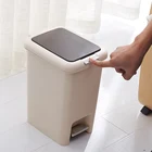 Bin Durable Using Low Price 6.5L Plastic Pressing Waste Bin Pop Up Trash Can Foot Pedal Garbage Can