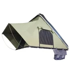 Family WILDSROF Triangle Hard Shell Tents Camping Outdoor Family Travel Roof Top Tent For Car