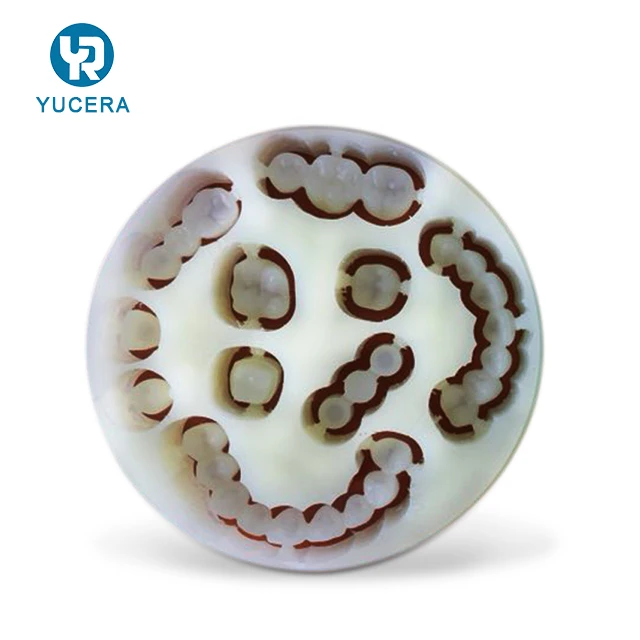 Yucera Cad Cam Multi Pmma Disk Dental Material Pmma Blocks Dental Zirconia Disc Flexible Pmma Resin Blocks