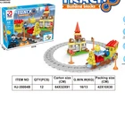 Plastic Train Factory Wholesale Best Price Diy Plastic Electric Simulation Toy Train