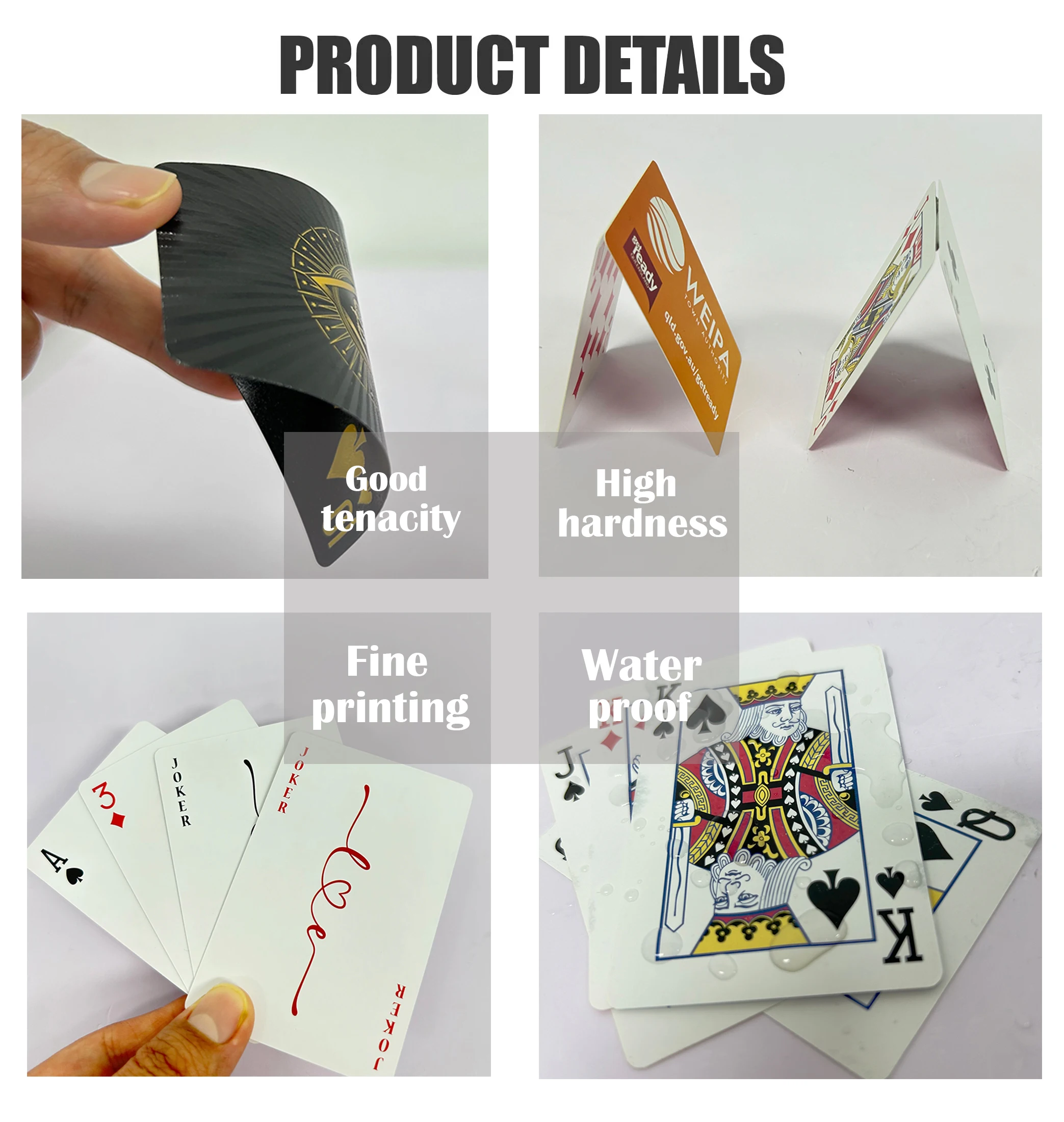 custom logo poker playing cards