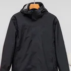 Wind Jacket Jacket Mens Nylon High Wind Collar With Hidden Zippered Hood And Adjustable Drawstrings Jacket