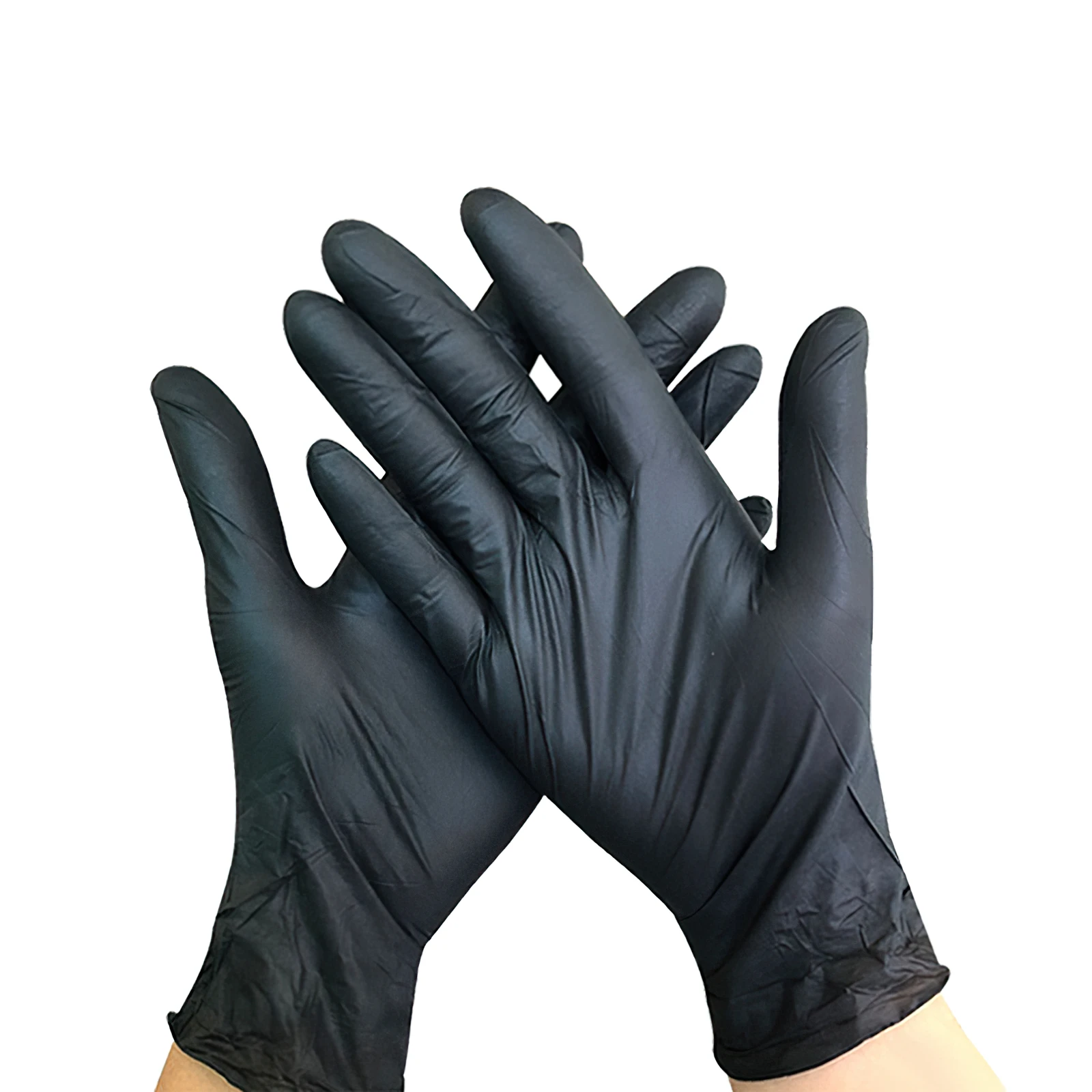 best black latex gloves