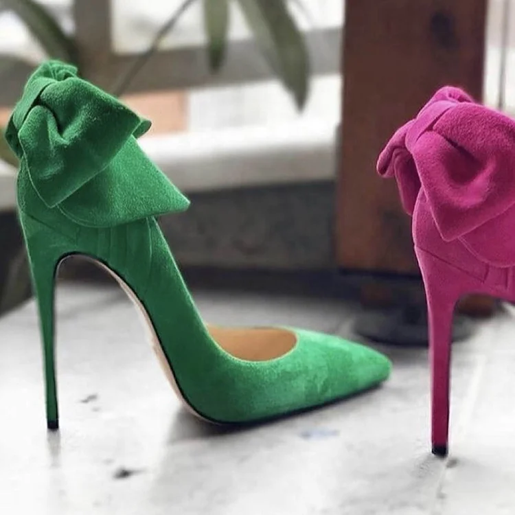Factory Wholesale Faux Suede Bow Tie And Super High Heel Customization Pumps  For Women - Buy 2021 Women Shoes,Factory Wholesale Shoes,Women Pumps  Product on Alibaba.com