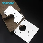 Hinge Hinges Topcent Hinge Side Plate Repair Piece Hinge Repair Plate With Screws Furniture Hinges Repair Plate