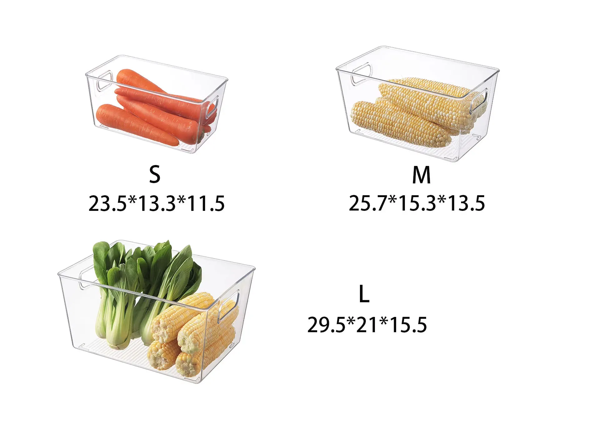 Multifunction Plastic Box Frozen Foods Storage Container  Fridge Storage Organizer Plastic Transparent Food Storage Box With Lid