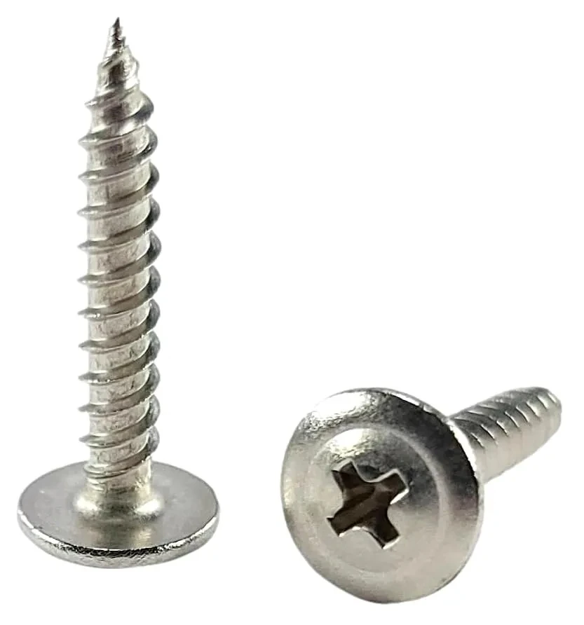 Custom Size Stainless Steel Countersunk Cross Recessed Self-Tapping Cap Head Bolts for Building Applications supplier