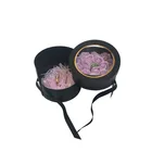 Spot Wedding Gift Box Round Double - Layer Revolving PVC Window Flower Gift Box