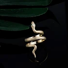 Snake Ring Snake 2021 Wholesale Hot Sale Fashion 925 Sterling Silver 18k Snake Round For Women's Ring