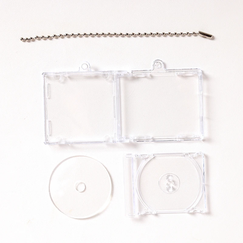 Ready to Ship Wholesale Custom Mini Blank CD Case Set NFC Album Keychain supplier