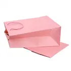 Free Gift Free Sample Wholesale Pink Gift With Custom Logo Sushi Craft Paper Bag For Wine