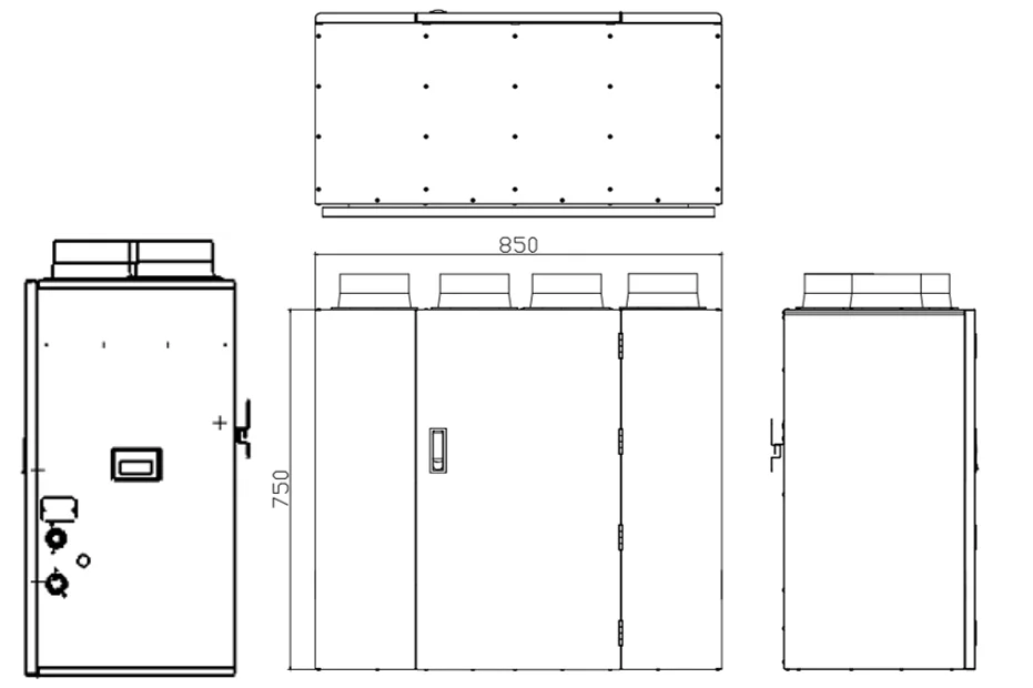 Energy-efficient Flexible Mvhr Ventilator, HVAC, 110V-240V - detail 36