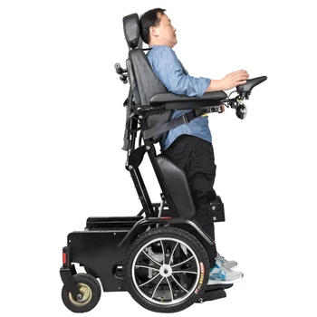 Factory Wholesale Aluminum electric wheelchair Hospital equipment high quality lie down standing wheelchair price