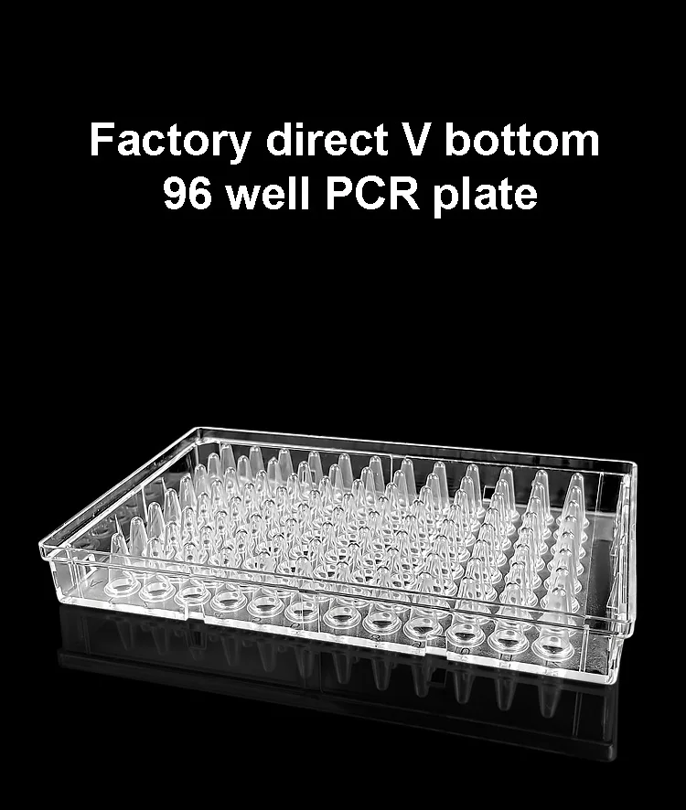 Laboratory Consumables 96 Well Pcr Transparent Reaction Plate Buy