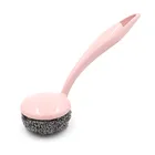 Cleaning Brush Plastic Handle Tableware Cleaning Brush Wash Pot Can Be Hanging Sink Hearth Cleaning Brush