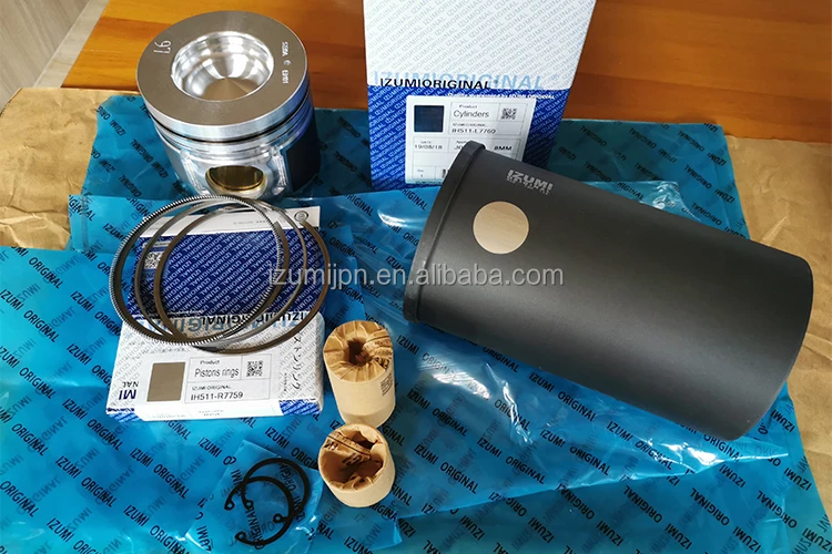 product izumi original j05e j08ct j08e j08ct diesel engine parts overhaul rebuild repair liner kit for hino-17