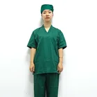 Uniformes Uniform Uniforms Hospital High Quality Short Sleeve Green Jogge Nurse Uniformes Para Hospital