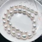 DIY Jewelry Edison Pearl 10-14mm/13-18mm Waterdrop Baroque Pearl Baroque Freshwater Loose Pearls Strand