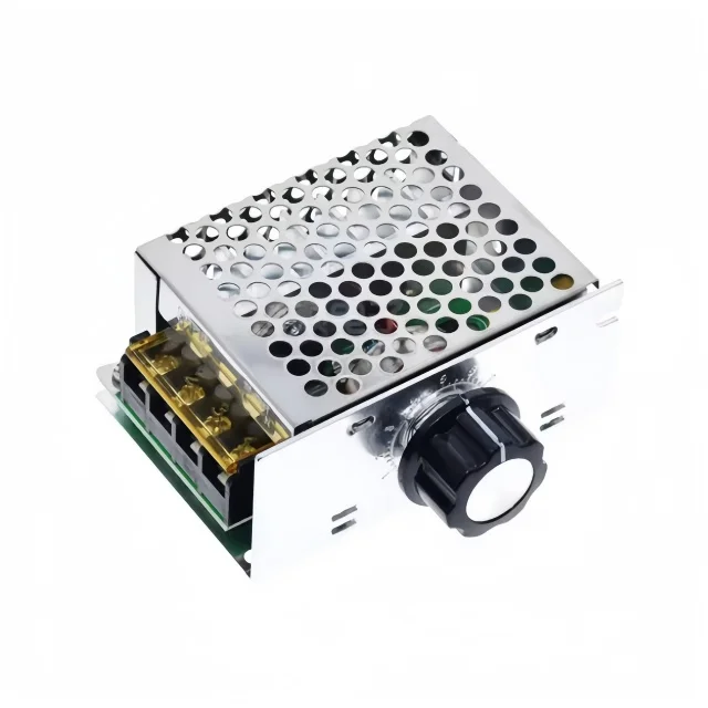 Scr Voltage Regulator Motor, 4000W, 220V, LED, DIN - detail 2