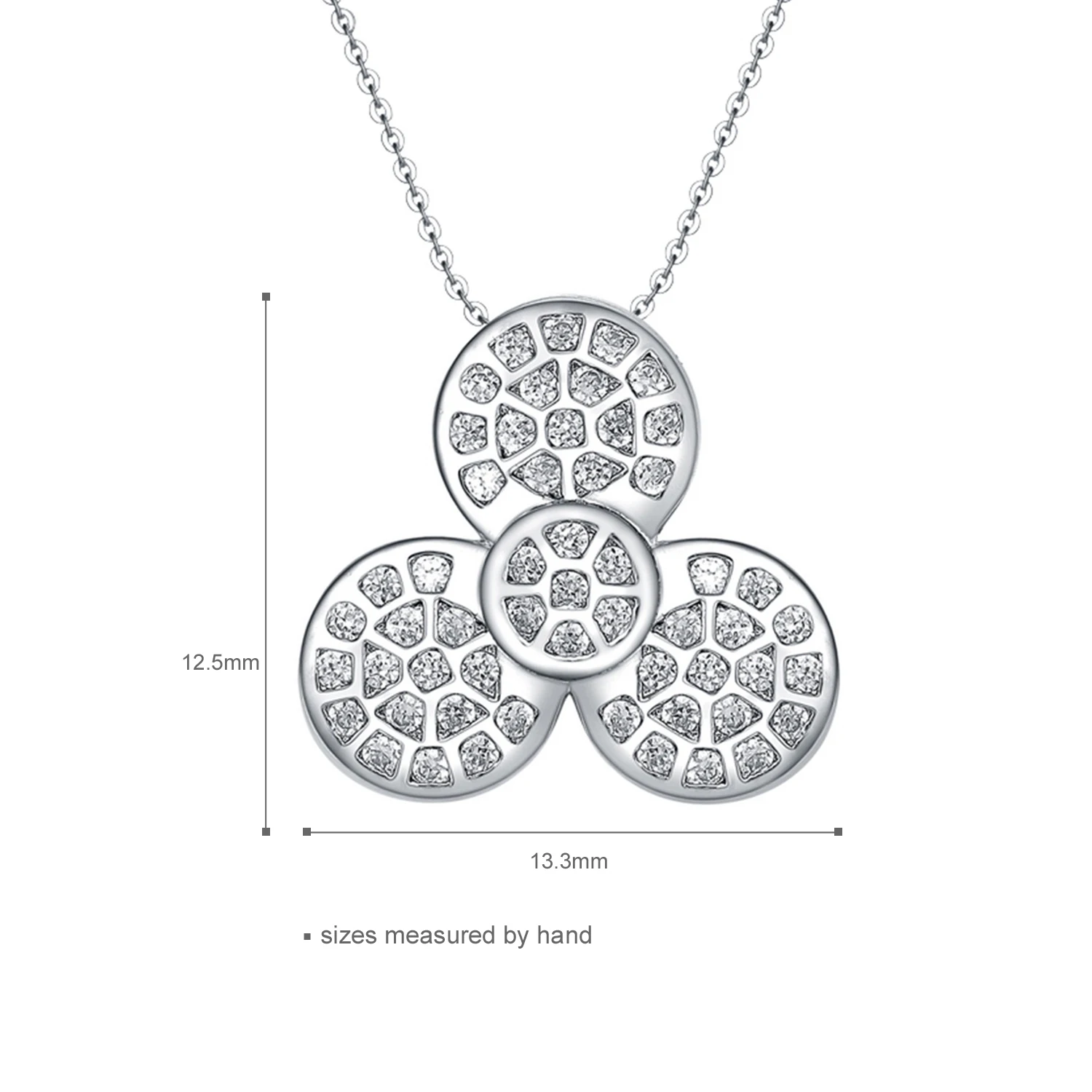 Trendy Luxury Bridal Zirconia Flower Earring Pendant Necklace 925 Sterling Silver Women Jewelry Set(图6) Trendy Luxury Bridal Zirconia Flower Earring Pendant Necklace 925 Sterling Silver Women Jewelry Set(图6)