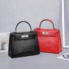 Hand Bags Green Vendor Hand Bags Green Crocodile Handbags Women Leather Designer Handbags Famous Brands