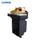 Press And Cutting Machine CE Hydraulic Swing Arm Beam Shoe Cutting Machine For Clicker Press Watch Strap