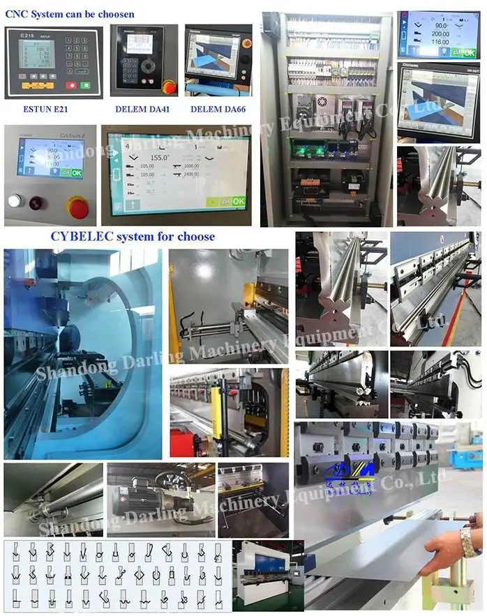 hydraulic press brake sheet metal bending machine cnc press brake