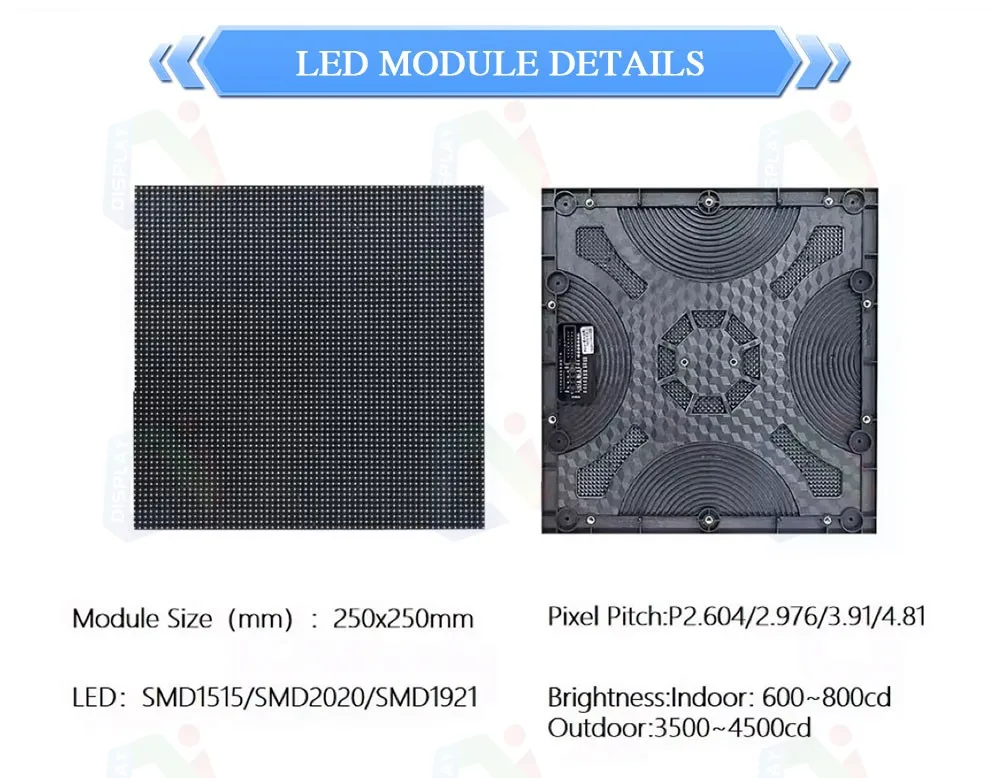 High-quality Unique Design P1.25 4K8K LED Screen Mobile LED Display Quick Installation Portable Rental Video Wall for Live Stage details