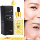 Best Gold Wholesale Private Label Best Quality 24k Gold Serum Custom Organic Vegan Brightening Face Serum 24k Gold