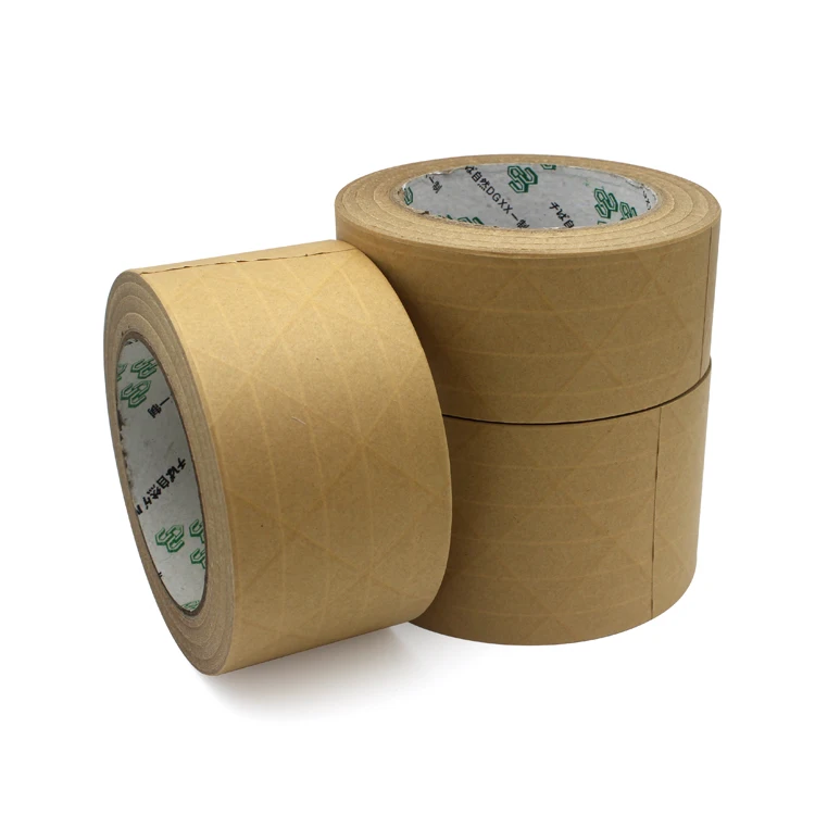 Recyclable Brown Kraft Paper Tape Self Adhesive Shipping Tape For