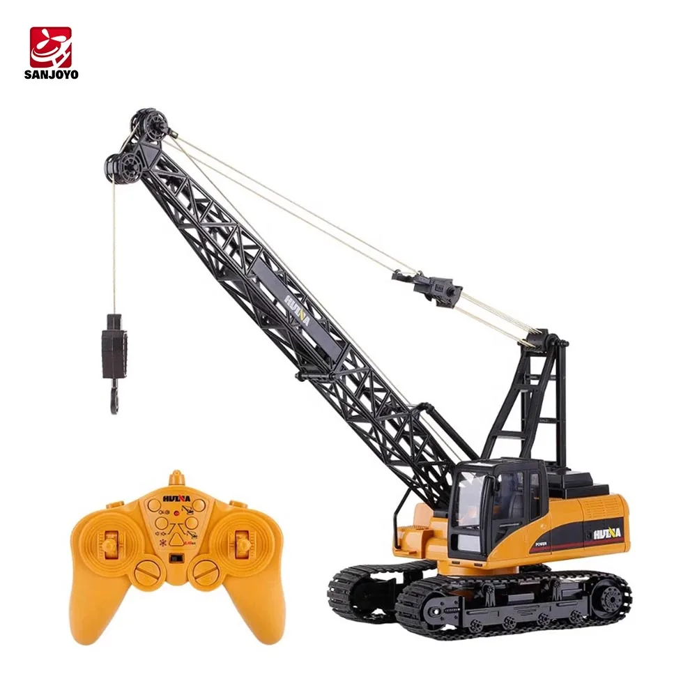 HuiNa Toys 1572 1/14 2.4G 15CH Alloy Crane Truck Engineering Vehicle RC Car RTR 