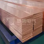 Copper 99.995% Pure And High Conductivity Copper Bar Flat For Power Distribution Equipment Manufacturing