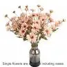 Flower 1Pc Artificial Chrysanthemum Fake Flower Bouquet Home Office Wedding Party Decor