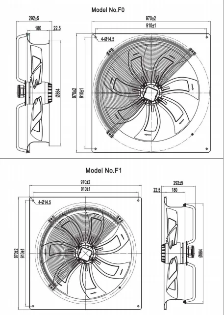 Axial Flow Fan, 380V, 380 V, Electric - detail 14