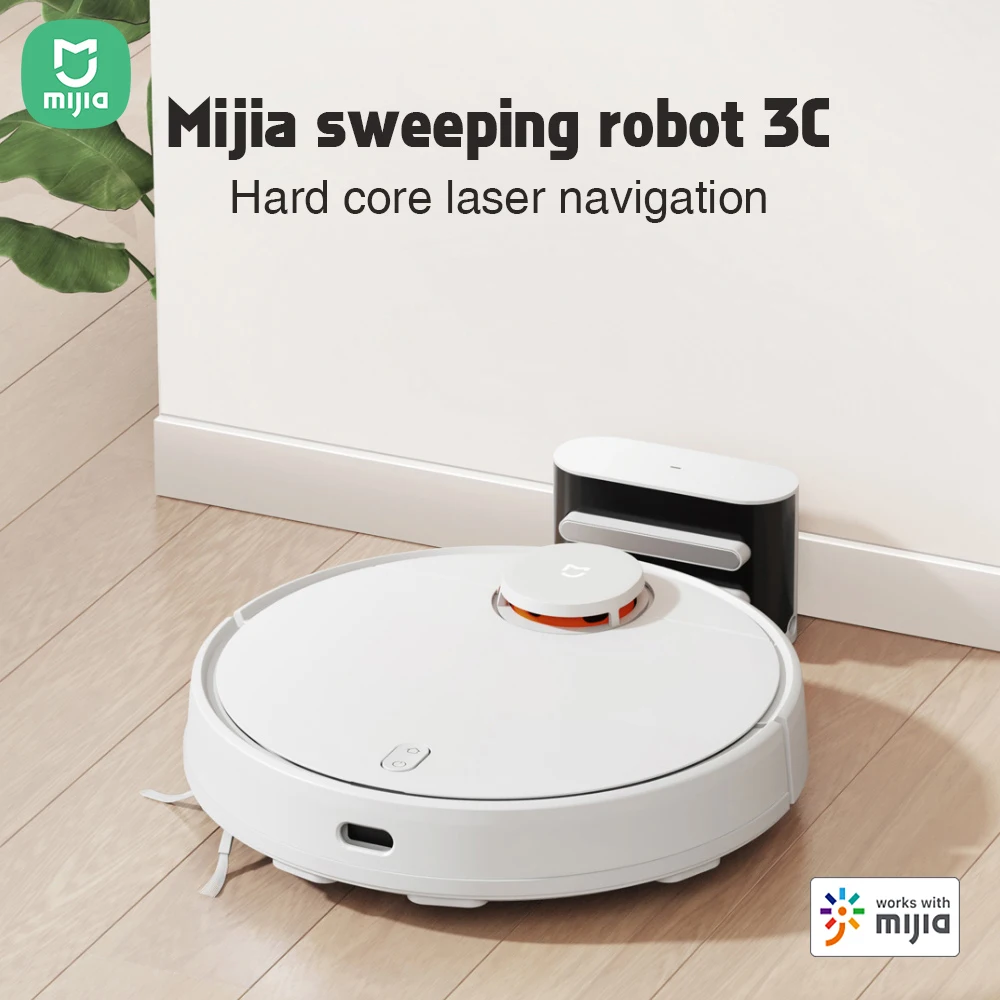 Xiaomi Mijia Vacuum Mop 3c Cn Robot Vacuum Cleaner - Buy Xiaomi Mijia ...