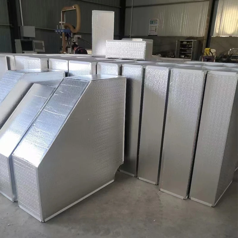 Pre Insulated Duct Polyurethane Aluminum Foil Phenolic Air Duct Panel