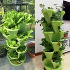 Bonsai Plastic Pot Flower Plant Three-dimensional Flowerpot Bonsai Pots Lightweight Threee Peats 4 Peats
