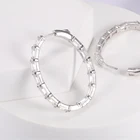 Hoops Earrings Factory Hot Sales Modern Design Big Hoops Brand Earrings Jewelry Custom Daily Gift Wedding Jewelry Sets