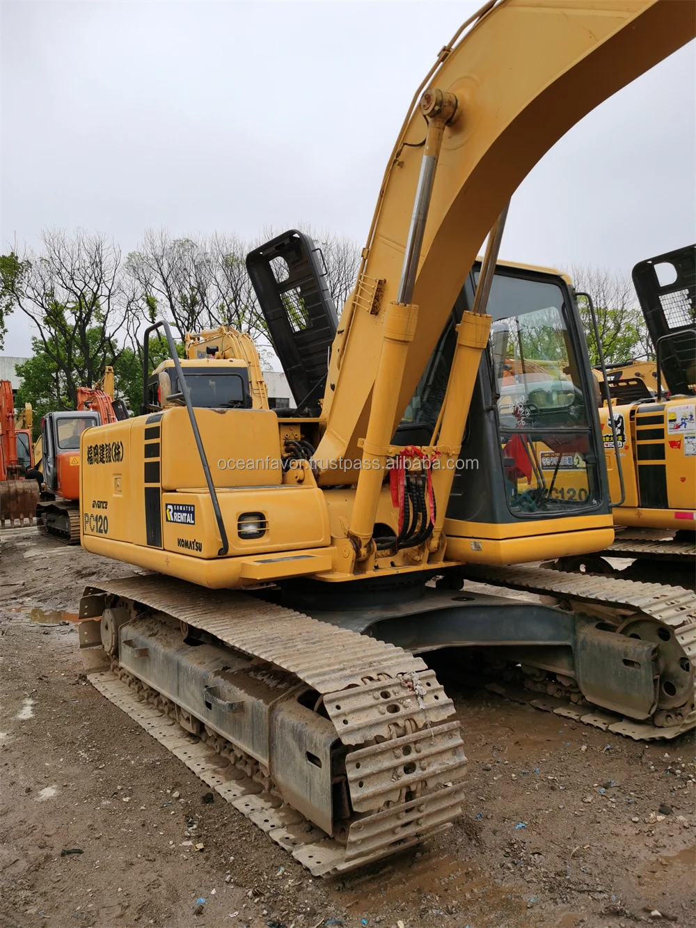 Japan Made Komatsu Pc120 6 Komatsu Crawler Excavator 12 Ton Tracked