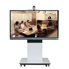 55 Inch Floor Standing Teaching Touch Screen All In 1 PC Computer 2K / 4K Optional